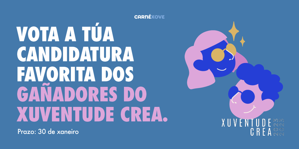 Chega a terceira edición do Concurso Carné Xove Xuventude Crea
